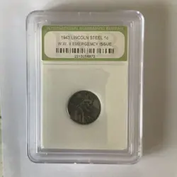 1943 LINCOLN STEEL 1C WW2 EMERGENCY ISSUE