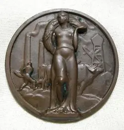 WW2 ITALY VENTENNIO MEDAL MEDAGLIA FIERA MILANO 1926