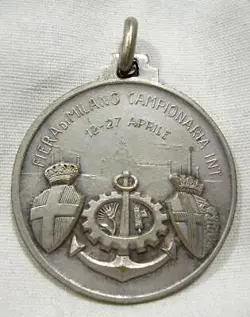 WW2 ITALY VENTENNIO MEDAL MEDAGLIA FIERA DI MILANO CAMPIONARIA INTERNAZIONALE