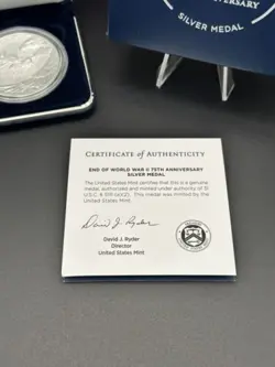 ANNIVERSARY SILVER MEDAL-PROOF