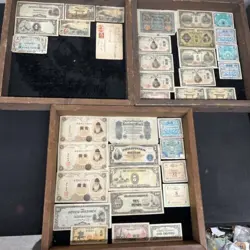 LOT OF 37 WW2 ERA PAPER CURRENCY