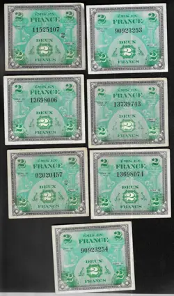 OCCUPATION FRANCS NOTES