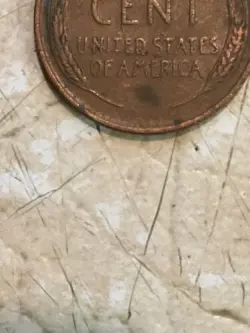 WW2 1944 LINCOLN MEMORIAL 1 CENT ERROR COIN DIE BREAK UNITED