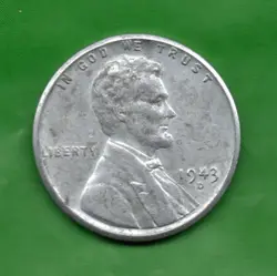1943 D CIRCULATED STEEL WW2 ERA LINCOLN WHEAT CENT
