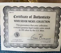 WAR NICKEL COLLECTION