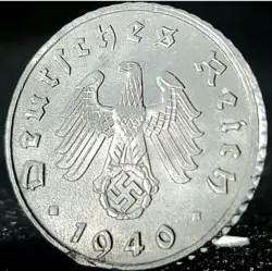 **4 COIN COLLECTION** THIRD REICH GERMANY GENUINE WW2-ERA REICHSPFENNIG COINS