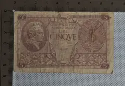 ITALIA BANKNOTE WW2