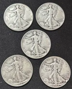 HALF DOLLARS HALVES
