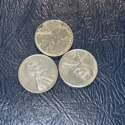 1943 P D S 3 STEEL LINCOLN WHEAT PENNIE’S FROM WW2 USA NICE LOOKING COINS