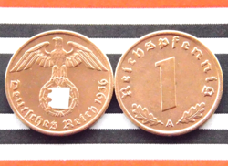 GERMAN REICHSPFENNIG 1936