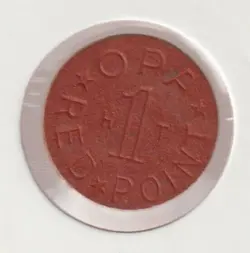 1944 US WWII OPA HT RED RATION TOKEN COLLECTIBLE WW2 COLLECTION OLD WAR COIN USA