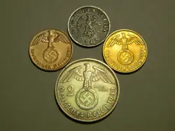 *ULTRA RARE* 4 WW2 COIN 2 RM MARKS REICHSMARK SILVER GERMAN LOT