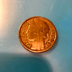 NICE WW2 LIBERTE EGALITE FRATERNITE 2 FRANCS 1941 FRANCAISE REPVBLIOVE