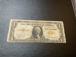 1935 A U.S. SMALL SIZE $1.00 NORTH AFRICAN NOTE NICE TYPE NOTE WW 2 REPLACEMENT