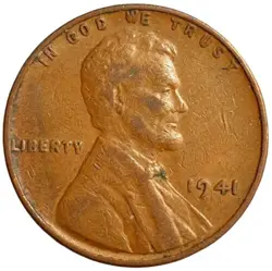 USA 1941 COIN 1 WHEAT CENT LINCOLN WW2
