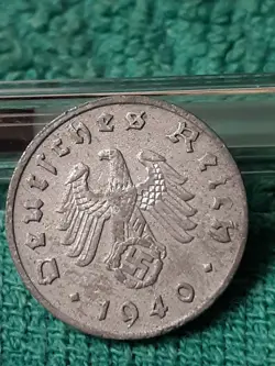 1940 WW2 REICHSPFENNIG~