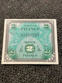 FRANCE FRANC 1944