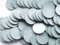 100X REICHSPFENNIG COINS