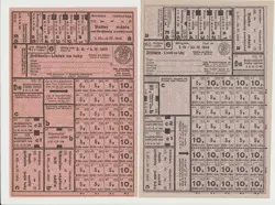 TSCHECHIEN CZECHOSLOVAKIA  LEBENSMITTELKARTE  BöHMEN UND MäHREN MILITäR WW2 ( L6