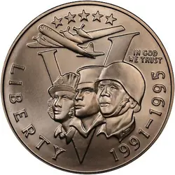 WW2 1991-1995 P WORLD WAR II BU HALF DOLLAR 50C 1993 P COIN WW 2 UNCIRCULATED