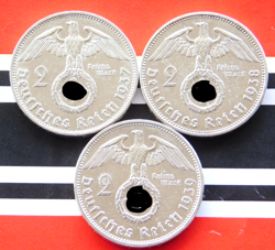 GERMANY 3X REICHSMARK