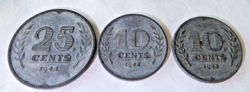 ZINC COINS ISSUED