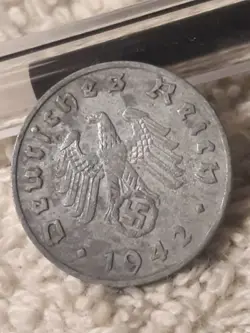 REICHSPFENNIG HEAVILY