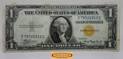 1935-A NORTH AFRICA EMERGENCY ISSUE WW2 SILVER CERTIFICATE $1 - #P40108NQ