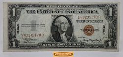 1935-A HAWAII EMERGENCY ISSUE WW2 SILVER CERTIFICATE $1 - #P40107NQ