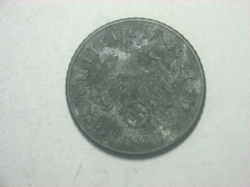 1941-A  GERMANY  5 REICHSPFENNIG COIN - WW2 NAZI ERA