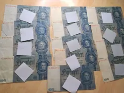 100 REICHSMARK REICHSBANKNOTE BERLIN GERMAN EMPIRE 1935 WW2 GERMANIA