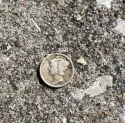 1938 MERCURY DIME SAN FRANCISCO MINT, WW2 ERA