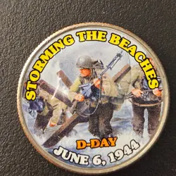 D-DAY COIN WW2