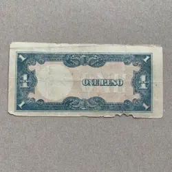 WW2 JAPANESE OCCUPATION 1 PESOS BANKNOTE JAPAN CURRENCY - WWII PHILIPPINES NOTE