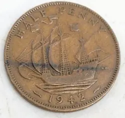HALF PENNY 1942
