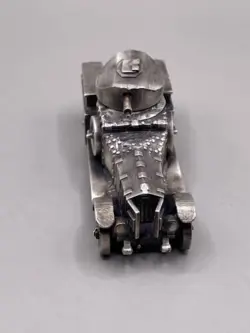 INVESTMENT CASTER POURED SILVER WW2 DAIMLER .999 PURE SILVER! 87 GRAMS PROTOTYPE