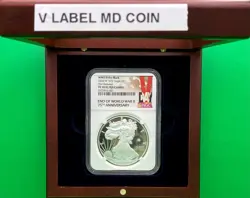 2020 W END OF WORLD WAR 2 WW2 V75 PRIVY SILVER EAGLE PR70 NGC FIRST RELEASES