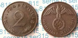GERMANY REICHSPFENNIG 1938