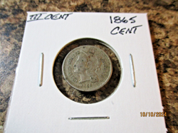 1865 III CENT NICKEL FINE     WW2
