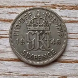 SILVER SIXPENCE