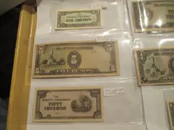 12 DIFFERENT JAPANESE WW 2 OCCUPATION NOTES