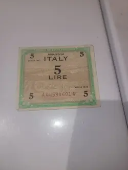 OLD WAR MONEY FROM WW2 EARA