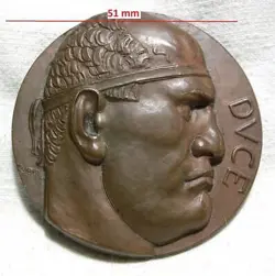 WW2 ITALY VENTENNIO MEDAL MEDAGLIA INAUGURAZIONE OSPEDALE MUXXOLINI RAGUSA