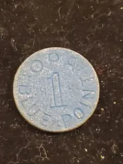 RARE AND EXOTIC OPA BLUE POINT TOKEN WAR RATION WW2 VINTAGE