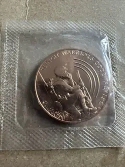 US MINT MEDAL NATIVE AMERICAN INDIAN CODE TALKERS TLINGIT WARRIORS  WW2