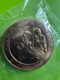 US MINT MEDAL NATIVE AMERICAN CODE TALKERS NAVAJO USMC  WW2