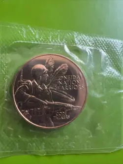 US MINT MEDAL NATIVE AMERICAN INDIAN CODE TALKERS ONEIDA NATION WARRIORS WW2