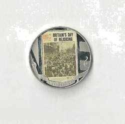 GIBRALTAR HALF CROWN 2020 ANNIVERSARY OF WW2 VE DAY