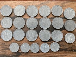 LOT OF 26 WW2 3 REICH 10 5 & 1 PFENNIG 1940-1943 COINS