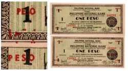 PHILIPPINES 1941 S624AB NEGROS OCCIDENTAL 1 PESO GUERILLA EMERGENCY CURRENCY WW2